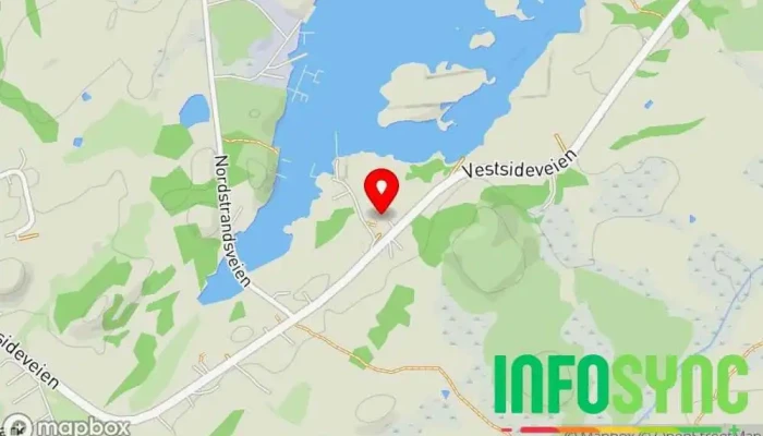 kart over Holberg Shipping A/S Hovedkontor i Smøla