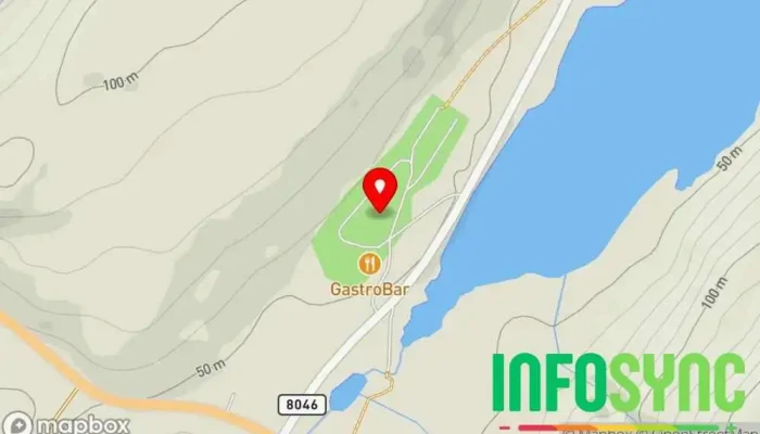 kart over Hytte Camp Nordkapp - former Midnatsol Camping Campinghytte, Campingplass i Skarsvåg