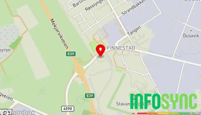 kart over Ib Stavanger AS Kranservice, Kranutleie i Stavanger