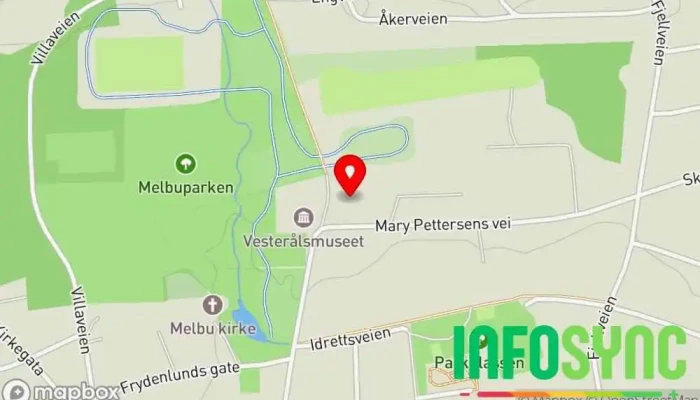 kart over Ibos  i Melbu