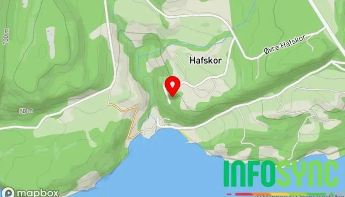 kart over IJH AS Leverandør av sikkerhetssystemer, Entreprenør, Skogsbruk i Eikelandsosen