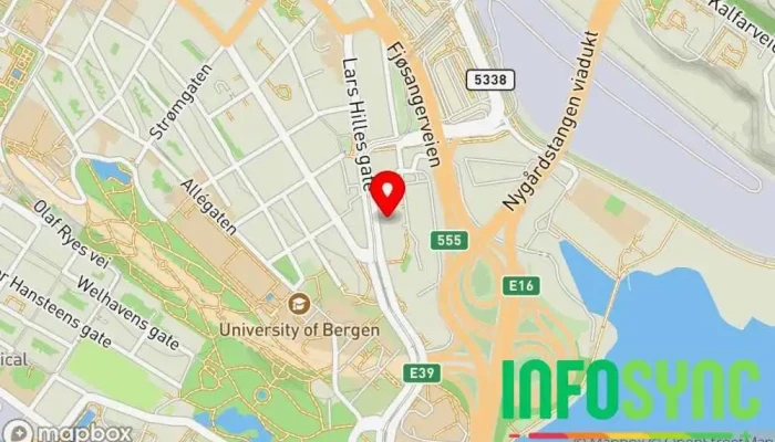 kart over IKM Rada AS Rekrutteringsbyrå i Bergen