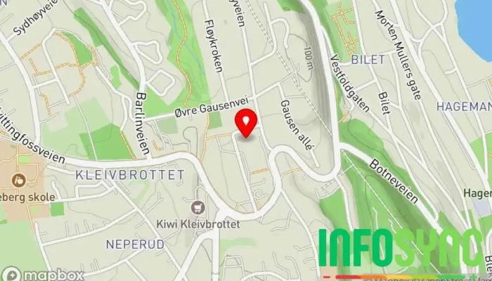 kart over Incotech AS IT-konsulent i Holmestrand
