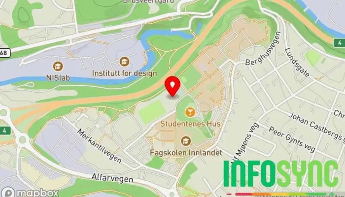 kart over Industribygg Gjøvik As  i Gjøvik