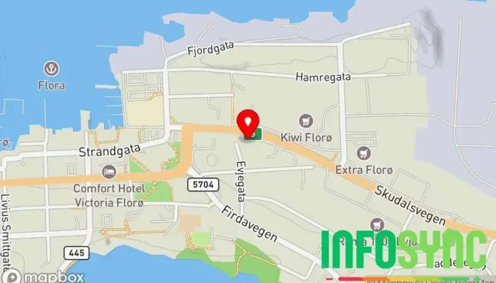 kart over Industritjenester AS Oljeindustri i Florø