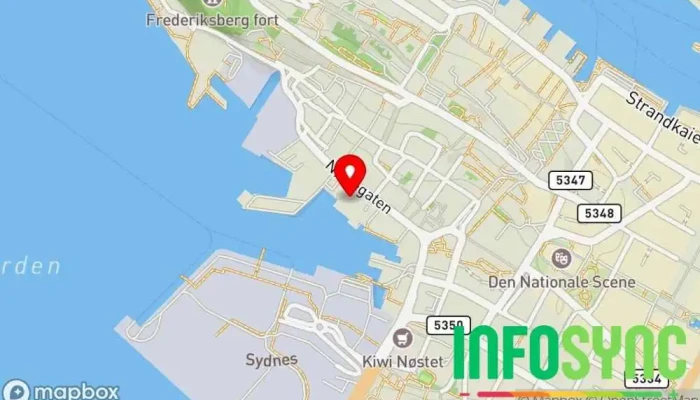 kart over Innofactor Bergen Bedriftsrådgivning i Bergen