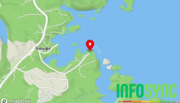 kart over Innvær Plast AS Båtverksted i Rubbestadneset