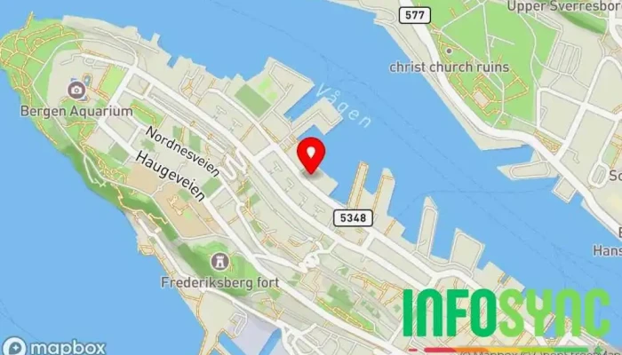 kart over Insitor AS Finanskonsulent i Bergen