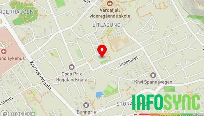 kart over IOGT Haugesund Forening eller organisasjon i Haugesund