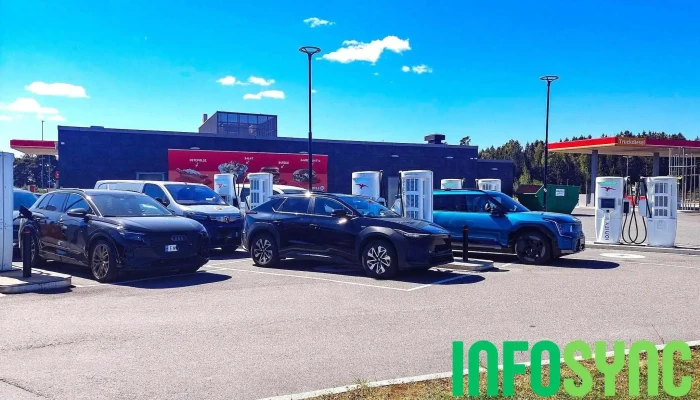 IONITY-ladestasjon - Rygge