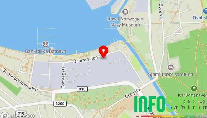 kart over iSYS - Integrasjonssystemer AS Seksjonssameie i Horten