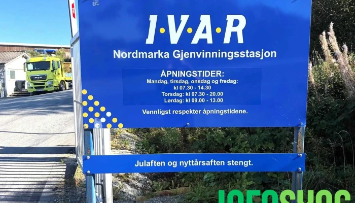 Ivar gjenvinningsstasjon Nordmarka - Tau