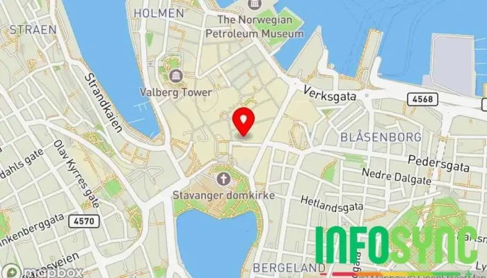 kart over Kadme AS Programvareselskap i Stavanger