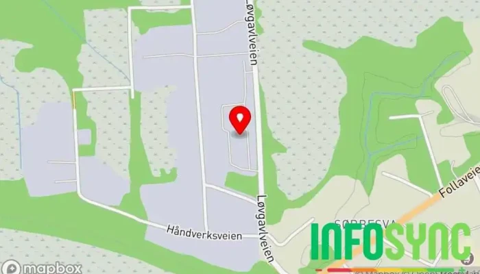 kart over Karrieresenteret Fauske Utdanningssenter i Fauske