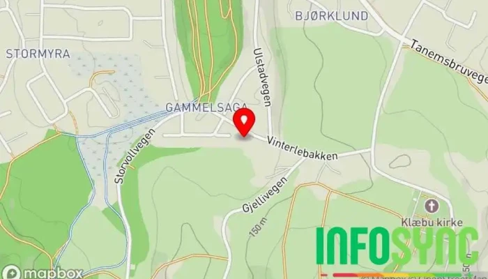 kart over Klæbu inneklima as Varme- og kuldeentreprenør i Klæbu
