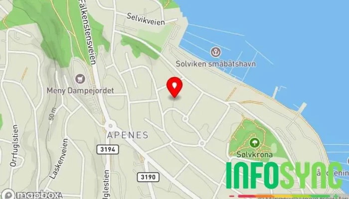 kart over Klistr.no Webdesigner i Horten