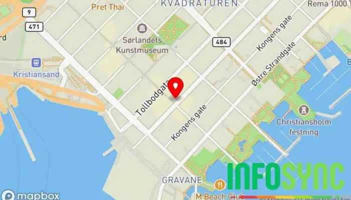kart over Knowit Sør AS Konsulent i Kristiansand