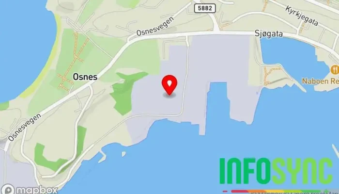 kart over Kongsberg Maritime AS - Ulsteinvik Forhandler av marineprodukter i Ulsteinvik