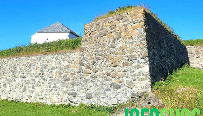 Kristiansten Festning -  Steinmur - Trondheim