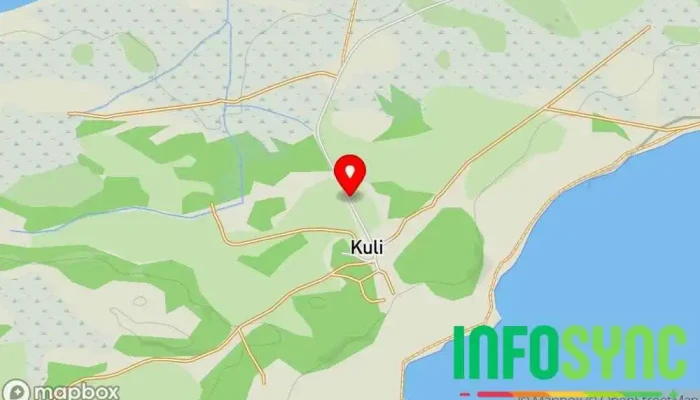kart over Kulisteinen Kulturminne i Smøla