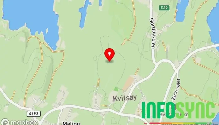 kart over Kvitsøy Øy i Kvitsøy