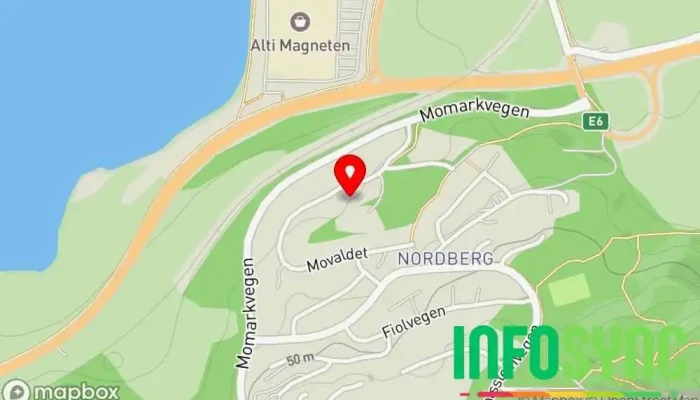 kart over Leif Erik Reinan Reklamebyrå i Levanger