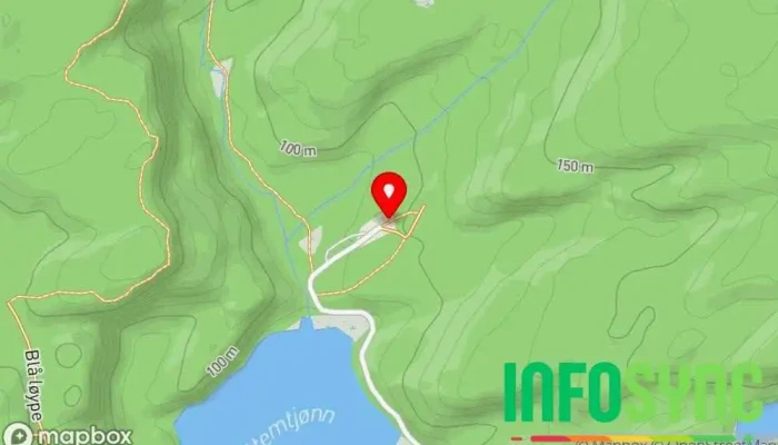 kart over Leirduebane/ rifle, Songdalen JFF Skytebane i Nodeland