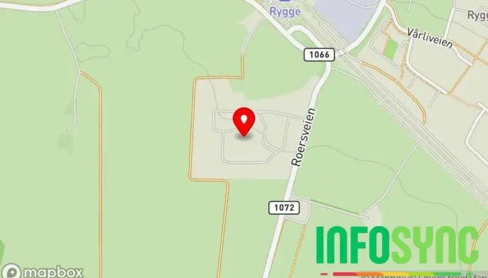 kart over Lille Rygge Flyplass i Rygge