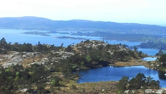Lyseskarfjellet -  Plassering - Fana