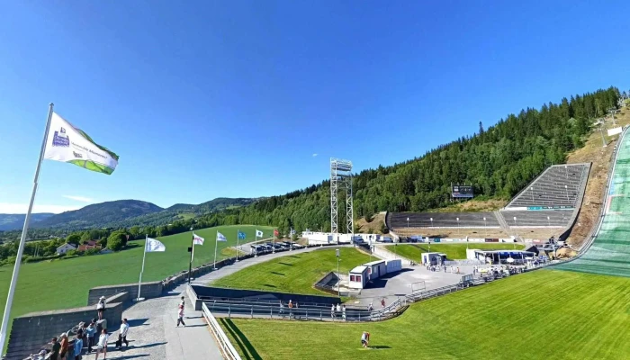 Lysgardsbakkene Ski Jumping Arena   Olympiaparken Street View 360deg - Lillehammer