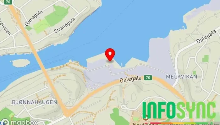 kart over Maersk Training Kristiansund Opplæringssenter i Kristiansund