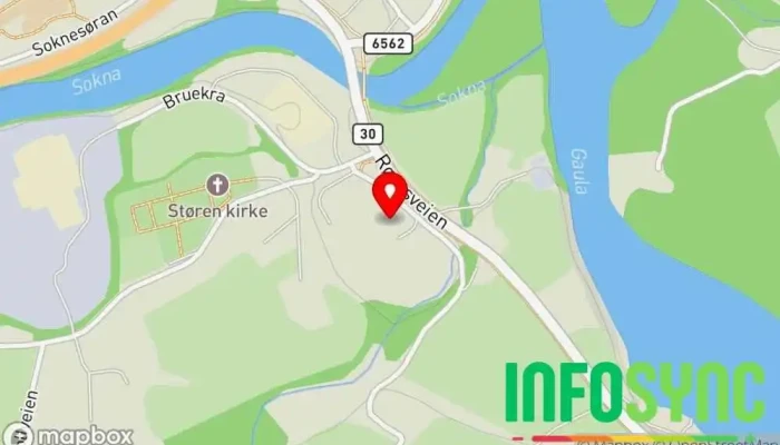kart over Midt Elektro Elektriker i Støren