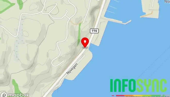 kart over Nærøysund Panorama Leilighetskompleks i Rørvik