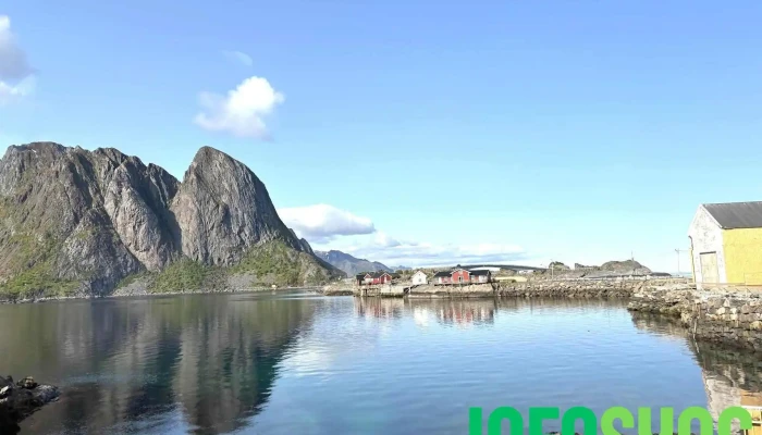 Nasjonal Turistveg Lofoten - Scenic Route Lofoten - Start/end - Sørvågen
