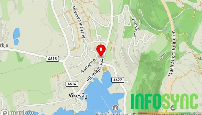 kart over NAV Rennesøy og Finnøy Sosialtjeneste-organisasjon i Rennesøy