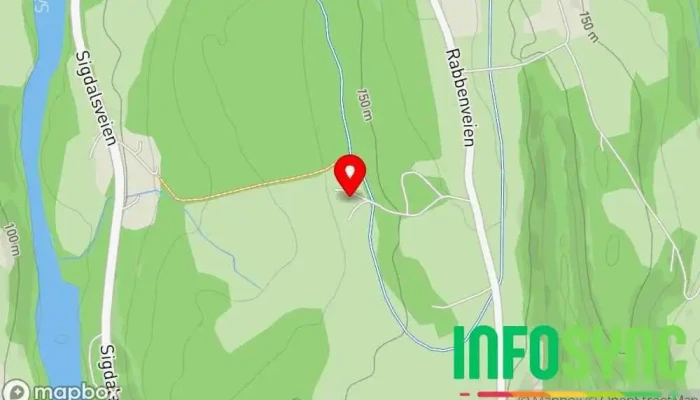kart over Nedre Skyliholt gård Gårdsutsalg i Prestfoss