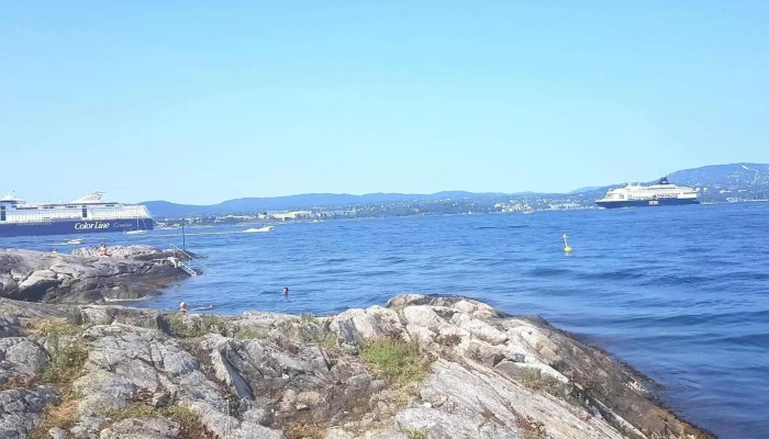 Nesoddtangen Brygge -  Plassering - Nesoddtangen