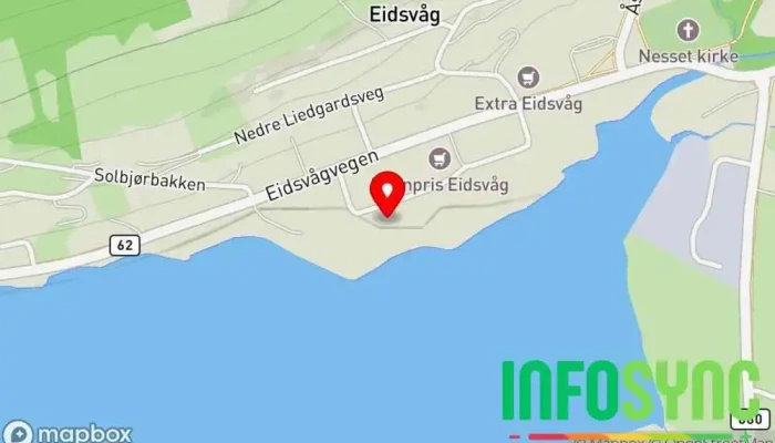 kart over Nesset Vekst AS Bedriftsrådgivning i Eidsvåg i Romsdal