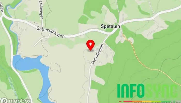 kart over N.K.S. Skyrud demenssenter Sykehus i Kongsvinger