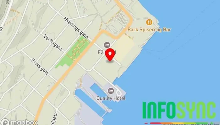 kart over Norconsult AS Arkitekt, Rådgiver, Offentlig organ for arealplanlegging i Harstad