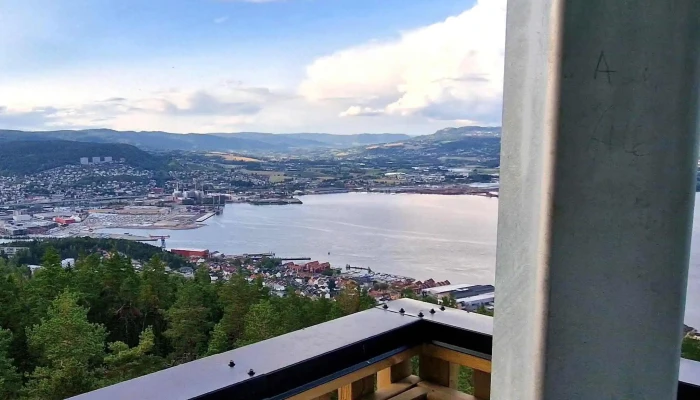 Nordbykollen Utsiktstarn Plassering - Drammen