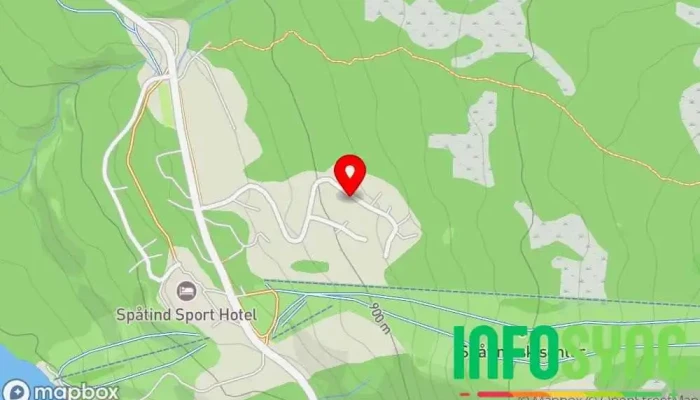 kart over Nordre land Ferieleilighet i Nord-torpa