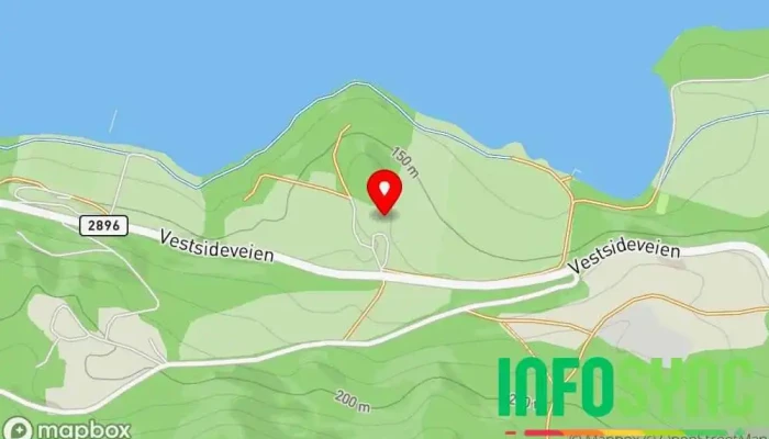 kart over Noresund Fjellsprenging As Entreprenør i Krøderen