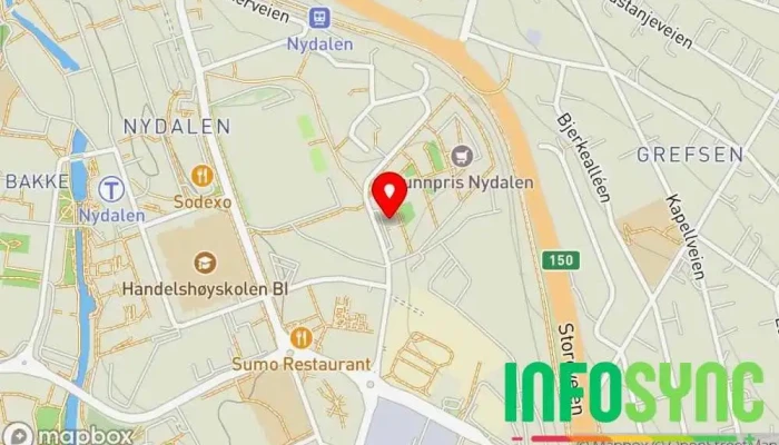 kart over Norges Bedriftstjeneste Markedsføringsbyrå, Webdesigner i Oslo