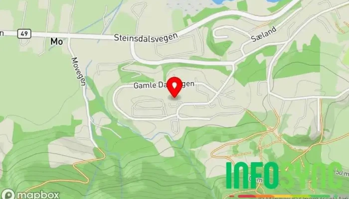 kart over Norheimsund Elektro AS Elektriker, Elektrisk installasjon i Norheimsund