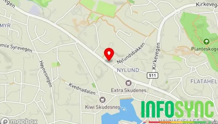 kart over Nornes Innovasjonsrådgivning  i Skudeneshavn