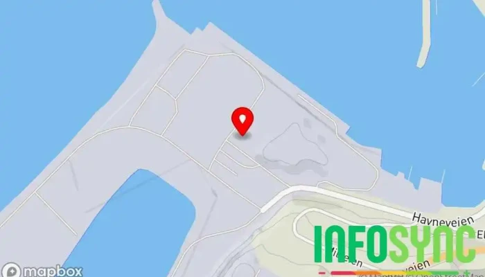 kart over Norsea Polarbase Bedriftstjenester i Rypefjord