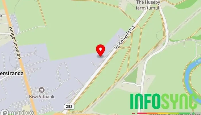 kart over Økonomi i system AS Regnskapskontor i Lier
