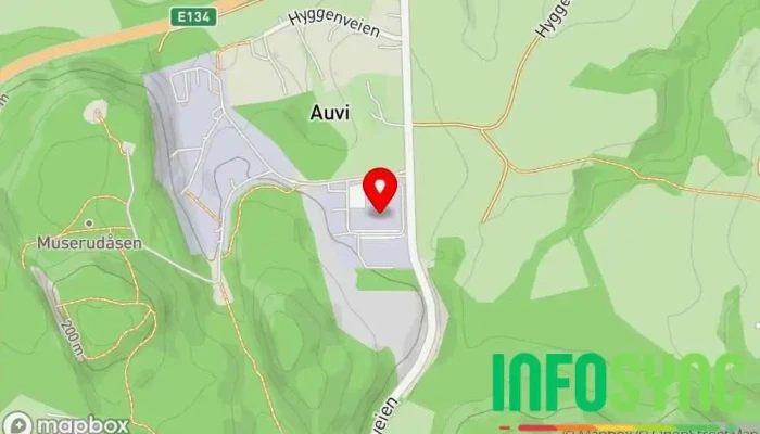 kart over Økonomisenteret AS Regnskapskontor i Røyken