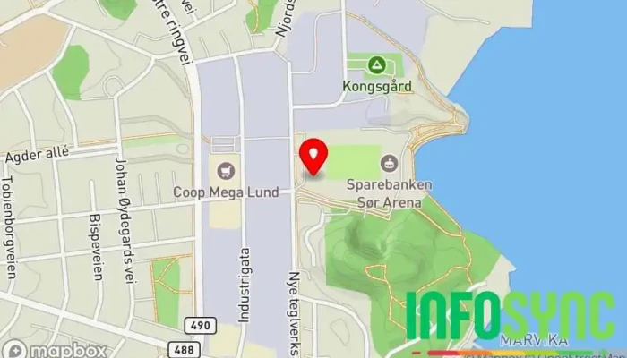 kart over Osselle AS IT-sikkerhetstjeneste i Kristiansand S